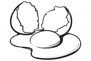 Yolk clipart black and white 1 » Clipart Station.