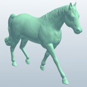 Missouri Fox Trotter Walking V1 3d model