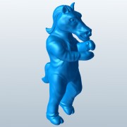 Maskottchen Pferd v2 3d model