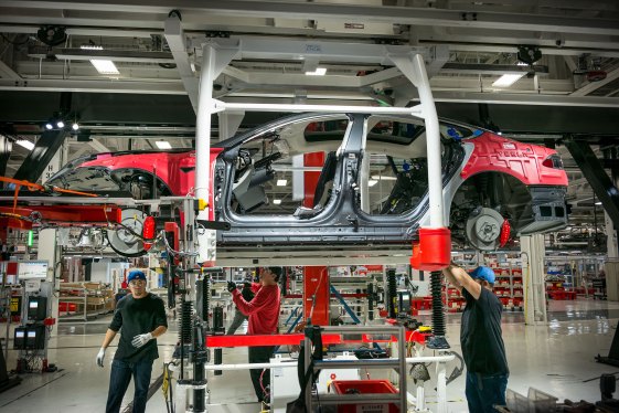 Tesla Car Factory Fremont, California