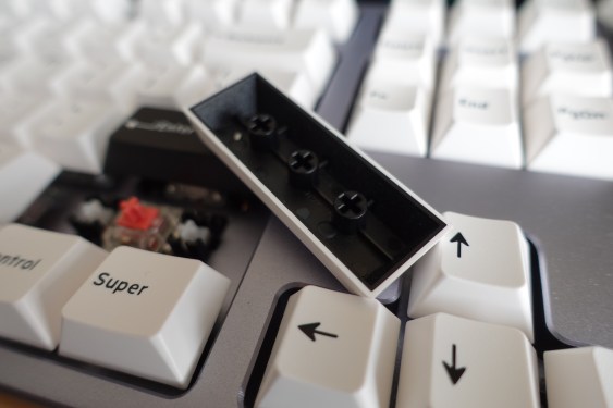 Drop DCX keycaps black-on-white