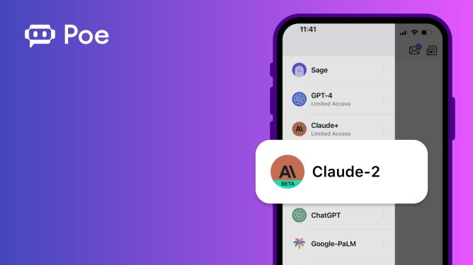 Quora's Poe chatbot introducing new Claude-2 model