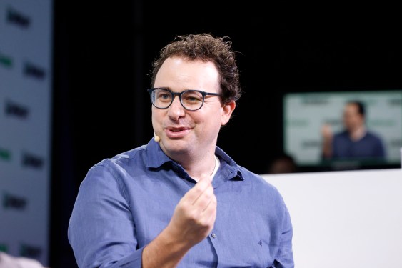 Anthropic Co-Founder & CEO Dario Amodei speaks onstage during TechCrunch Disrupt 2023 at Moscone Center.