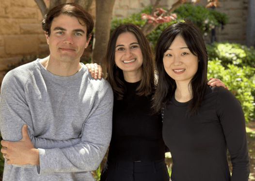 Hona cofounders, Adam Steinle, Danielle Yoesep, Shuying Zhang