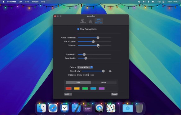 Festivitas on a Mac