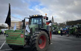 Fendt Trecker Bauerndemo Kiel 2024 Exerzierplatz