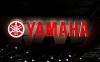 FILE PHOTO The logo of Yamaha Motor Co. is pictured at the 45th Tokyo Motor Show in Tokyo, Japan October 25, 2017. REUTERS/Toru Hanai/File Photo