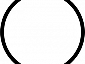 Black Circle Frame PNG File