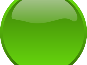 green circle, circular icon, vibrant color, graphic design element, Button PNG