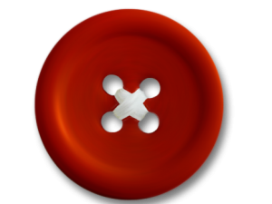 red button, sewing accessory, clothing fastener, craft supplies, Button PNG