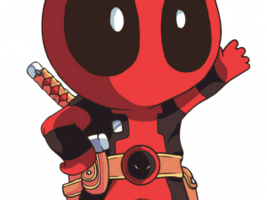 Cute Deadpool Chibi PNG