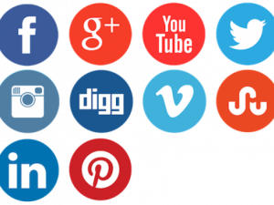 social media icons, digital platforms, online networking, social sharing tools, Social Media PNG