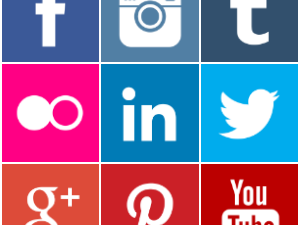 social media icons, digital networking, online platforms, brand promotion, Social Media PNG