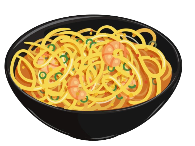 spaghetti, shrimp pasta, noodle dish, Italian cuisine, Noodles PNG