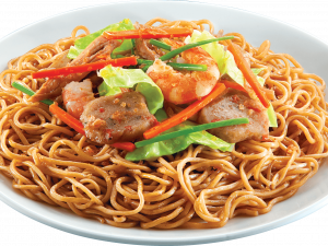 stir-fried noodles, shrimp and vegetables, Asian cuisine, savory dish, Noodles PNG