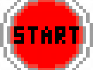 Red Start Button PNG Picture