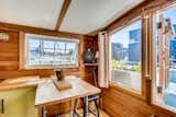 A lovely breakfast nook has been cleverly built into the corner of the kitchen.