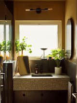 On the ground floor, countertops from Concrete Collaborative add texture.