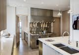 Kitchen: View of Custom Stainless Steel Cooking Station