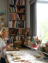 A glimpse into artist Brenda Bogart’s studio .