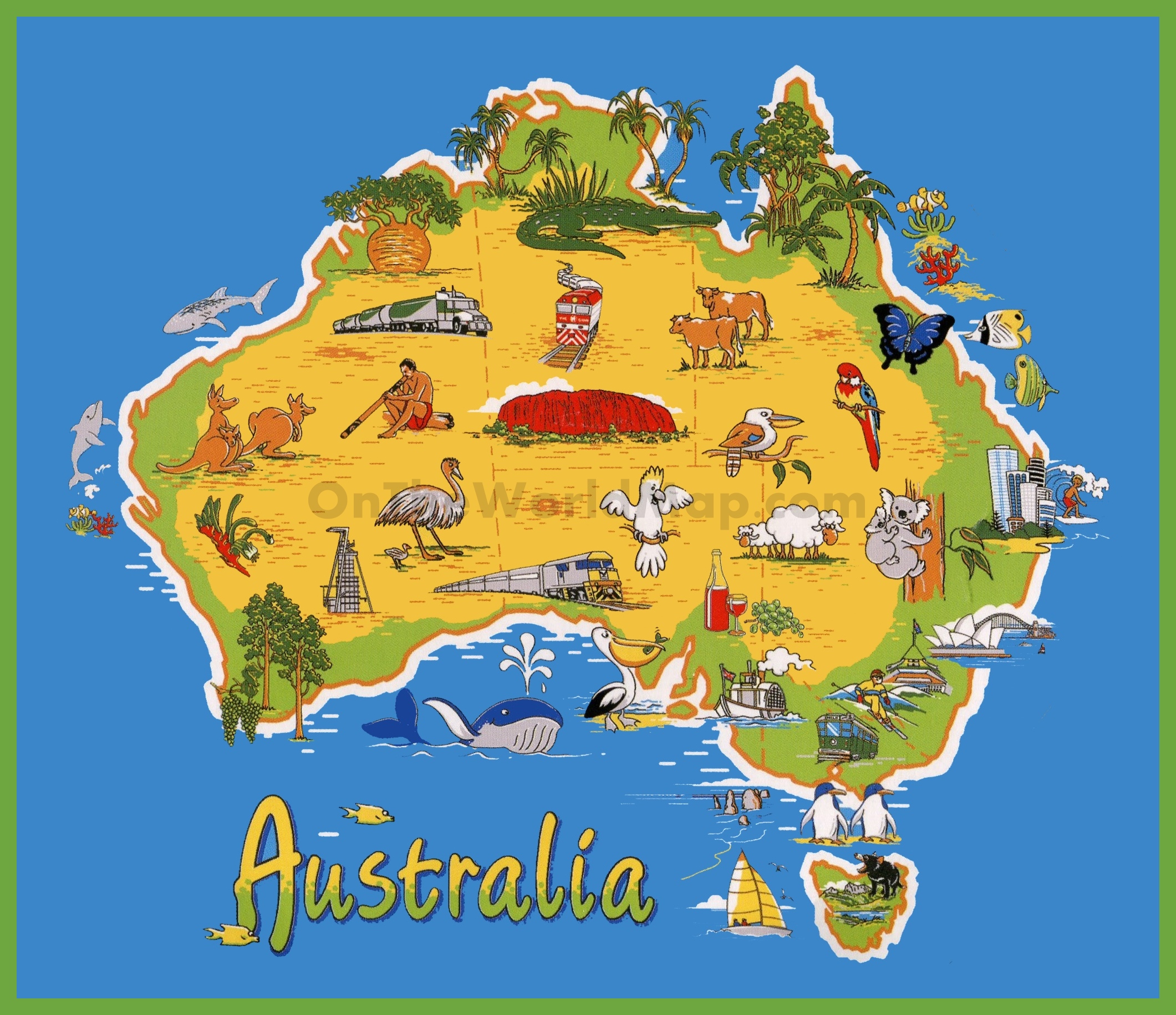 Arriba 102+ Foto Ubicación De Australia En El Mapa Alta Definición ...