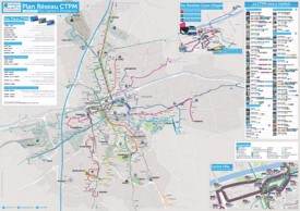 Perpignan transport map