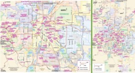 Denver tourist attractions map