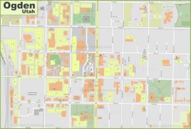 Ogden downtown map