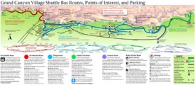 Grand Canyon South Rim Village Area Map