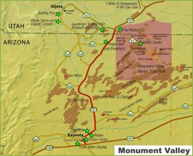 Monument Valley Map