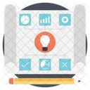 Business Plan Strategy Icon