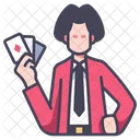 Gambler Gambling Casino Icon