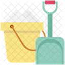 Spade Bucket Beach Toys Icon