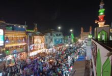 Hyderabad's Charminar market flooded with Eid shoppers