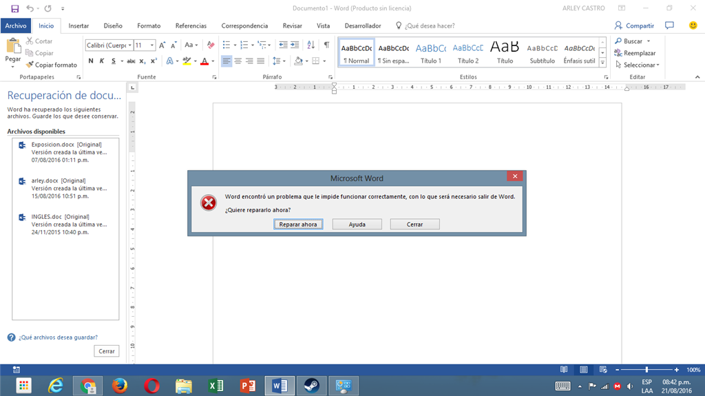 Arriba 37+ imagen no puedo abrir office en mi pc