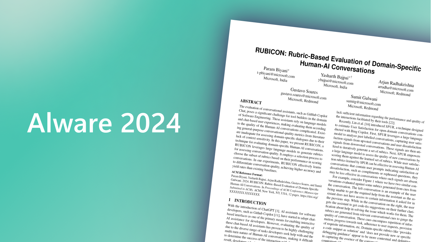 Rubicon paper at Alware 2024