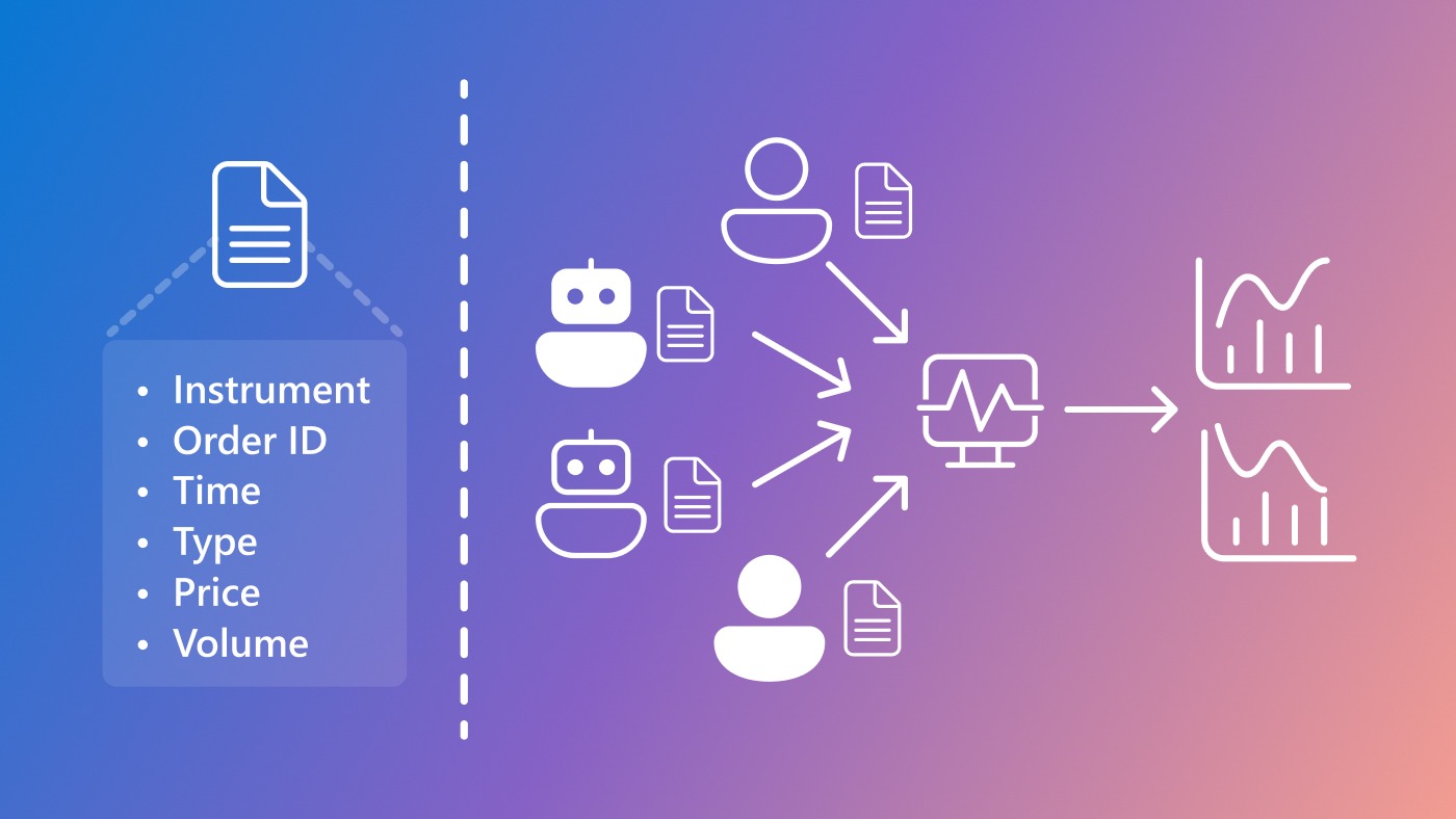 MarS illustration with document workflow and chatbot icons on a purple gradient background