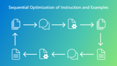 A diagram illustrating the joint optimization process of instructions and in-context examples in PromptWizard. The figure demonstrates how the framework iteratively refines both components, integrating feedback to enhance the overall prompt effectiveness and adaptability across tasks.