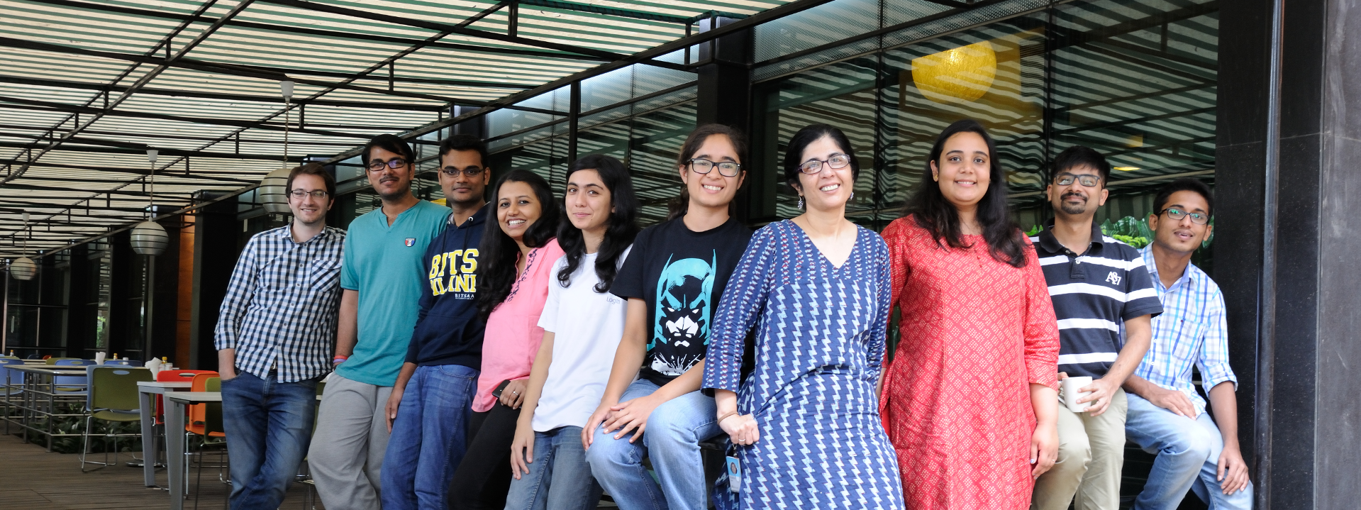 Sripriya et al. posing for the camera