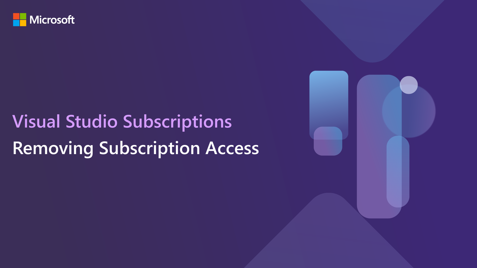 Removing subscription access screenshot