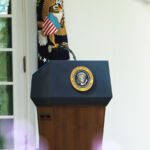 US President podium