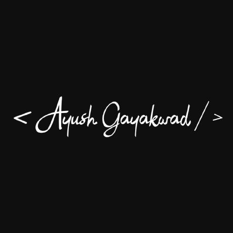 @ayushgayakwad