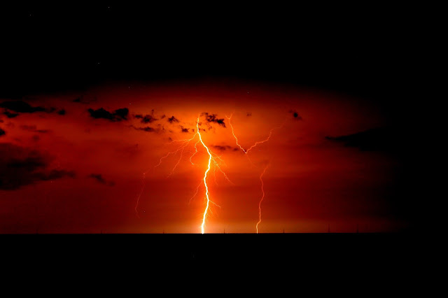 Lightning over Lake Maracaibo