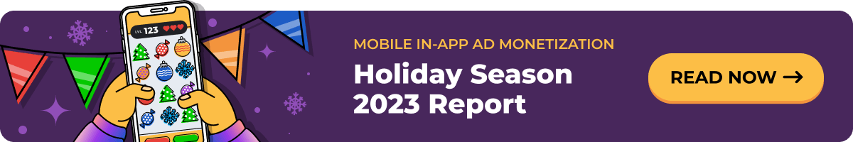 Holiday Season Mobile In-App Ad eCPM Report '23