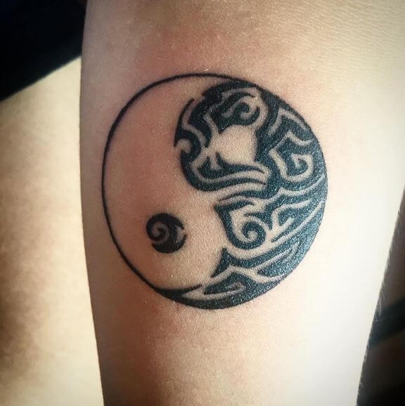 50+ Matching Yin Yang Tattoos For Couples (2020) Simple Designs ...