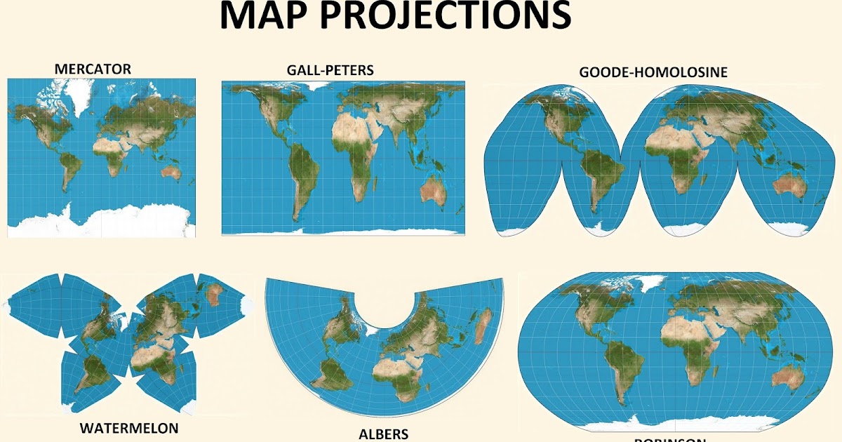 Peters Projection Map