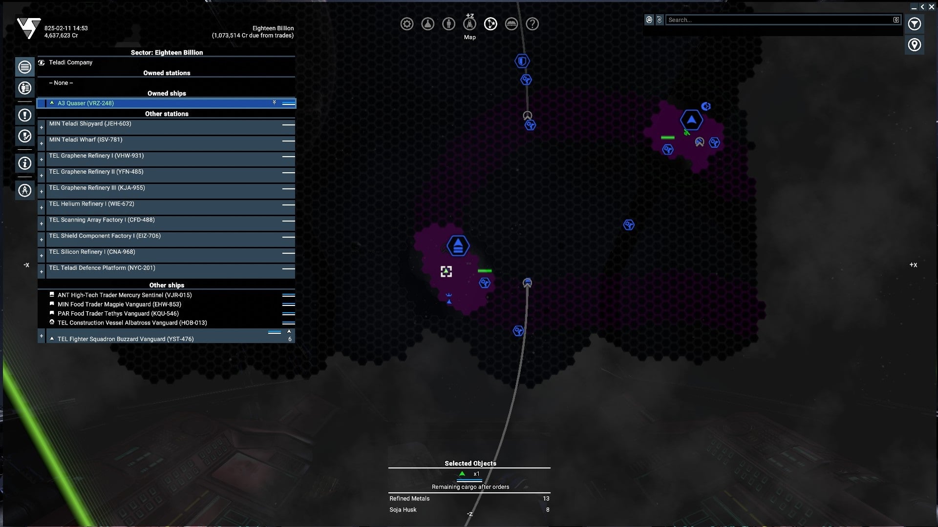 X4 Foundations Universe Map