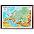 Europe Three Dimensional 3D Raised Relief Map by Testplay