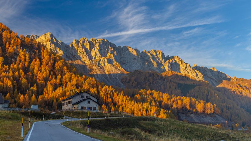 Sella di Razzo e Sella di Rioda, Alpi Carniche, Friuli-Venezia Giulia, Italia