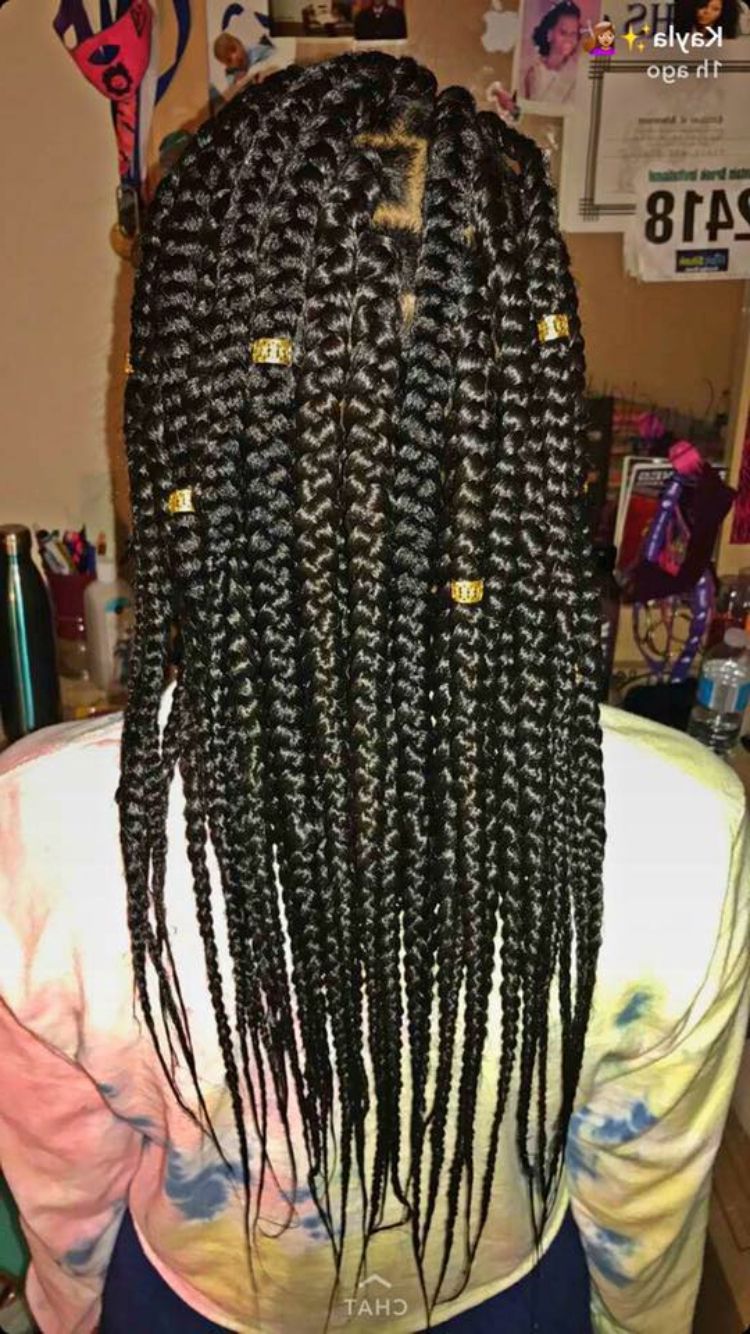 Recent Medium Sized Braids Hairstyles Regarding 70 Best Black Braided Hairstyles That Turn Heads In 2019 Mix (View 10 of 20)